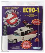 THE REAL GHOSTBUSTERS (1986) SERIES 1 VEHICLE - ECTO-1 AFA 80+ NM (YELLOW TEXT).