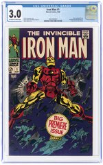 IRON MAN #1 MAY 1968 CGC 3.0 GOOD/VG.