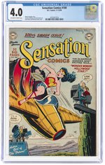 SENSATION COMICS #100 NOVEMBER-DECEMBER 1950 CGC 4.0 VG.