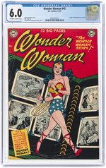 WONDER WOMAN #45 JANUARY-FEBRUARY 1951 CGC 6.0 FINE.