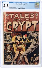 TALES FROM THE CRYPT #41 APRIL-MAY 1954 CGC 4.5 VG+.