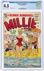 MILLIE THE MODEL #61 AUGUST 1955 CGC 4.5 VG+.