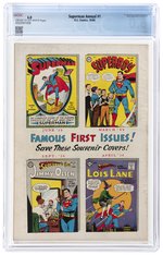 SUPERMAN ANNUAL #1 OCTOBER 1960 CGC 6.0 FINE.