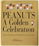 CHARLES SCHULZ PEANUTS - A GOLDEN CELEBRATION SIGNED HARDCOVER BOOK.