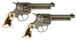 “HUBLEY GUN AND HOLSTER SET” BOXED VARIETY DOUBLE CAP GUN SET.