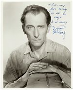 PETER CUSHING SIGNED PHOTO.