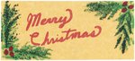 JOHN WAYNE GACY SIGNED CHRISTMAS CARD.
