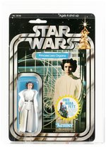 STAR WARS (1978) - PRINCESS LEIA ORGANA 20 BACK-G AFA 80 NM (BOBA FETT OFFER - SMALL CIRCLE EXTENSION STICKER).