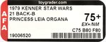 STAR WARS (1979) - PRINCESS LEIA ORGANA 21 BACK-B AFA 75+ EX+/NM.