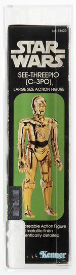 STAR WARS (1979) - SEE-THREEPIO (C-3PO) 12-INCH SERIES AFA 75 EX+/NM.