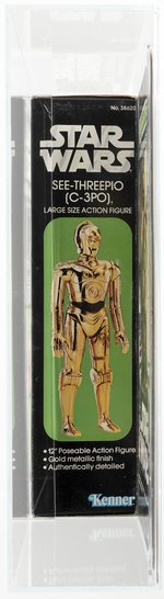 STAR WARS (1979) - SEE-THREEPIO (C-3PO) 12-INCH SERIES AFA 75 EX+/NM.