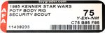 STAR WARS: THE POWER OF THE FORCE (1984) - SECURITY SCOUT BODY RIGS AFA 75 Y-EX+/NM.