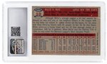 1957 TOPPS #10 WILLIE MAYS (HOF) CGC 6 EX/NM.