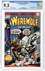 WEREWOLF BY NIGHT #32 AUGUST 1975 CGC 9.2 NM- (FIRST MOON KNIGHT).