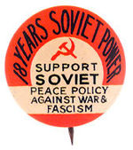 "18 YEARS SOVIET POWER."