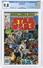 STAR WARS #2 AUGUST 1977 CGC 9.8 NM/MINT.