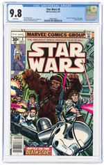 STAR WARS #3 SEPTEMBER 1977 CGC 9.8 NM/MINT.