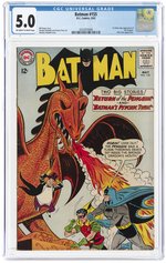 BATMAN #155 MAY 1963 CGC 5.0 VG/FINE (FIRST SILVER AGE PENGUIN).