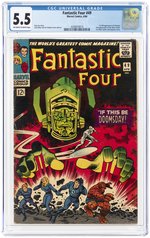 FANTASTIC FOUR #49 APRIL 1966 CGC 5.5 FINE- (FIRST FULL GALACTUS).