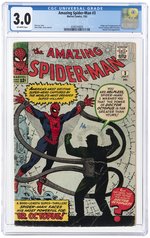 AMAZING SPIDER-MAN #3 JULY 1963 CGC 3.0 GOOD/VG (FIRST DOCTOR OCTOPUS).
