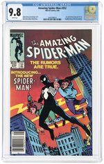 AMAZING SPIDER-MAN #252 MAY 1984 CGC 9.8 NM/MINT (NEWSSTAND EDITION - FIRST BLACK COSTUME).