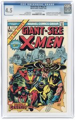 GIANT-SIZE X-MEN #1 SUMMER 1975 CGC 4.5 VG+ (FIRST STORM, NIGHTCRAWLER, COLOSSUS & THUNDERBIRD).