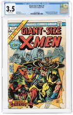 GIANT-SIZE X-MEN #1 SUMMER 1975 CGC 3.5 VG- (FIRST STORM, NIGHTCRAWLER, COLOSSUS & THUNDERBIRD).