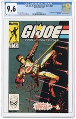 G.I. JOE, A REAL AMERICAN HERO #21 MARCH 1984 CGC 9.6 NM+ (FIRST STORM SHADOW).