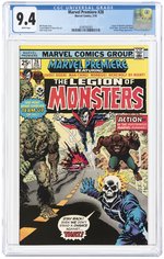 MARVEL PREMIERE #28 FEBRUARY 1976 CGC 9.4 NM (FIRST LEGION OF MONSTERS).