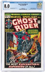 MARVEL SPOTLIGHT #5 AUGUST 1972 CGC 8.0 VF (FIRST GHOST RIDER).