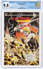 CALIBER PRESENTS #1 JANUARY 1989 CGC 9.4 NM (FIRST CROW).