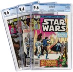 STAR WARS COMPLETE MARVEL COMICS RUN OF 107 ISSUES (INCLUDING 7 CGC-GRADED KEYS).