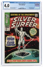 SILVER SURFER #1 AUGUST 1968 CGC 4.0 VG.