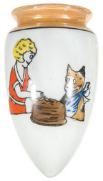 LITTLE ORPHAN ANNIE AND SANDY CHINA ASHTRAY AND WALL SCONCE.