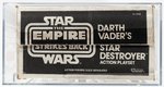 STAR WARS: THE EMPIRE STRIKES BACK (1980) - DARTH VADER'S STAR DESTROYER ACTION PLAYSET AFA 80 NM.