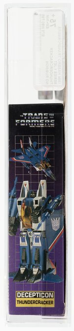 TRANSFORMERS (1984) SERIES 1 JET - THUNDERCRACKER AFA 75+ EX+/NM (NO RUBSIGN).