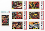 1962 TOPPS MARS ATTACKS GUM CARDS COMPLETE SET PSA GRADED.