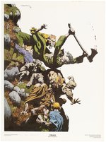 HORROR & FANTASY NEAR SET OF SIGNED/NUMBERED PRINTS BY BERNI WRIGHTSON.