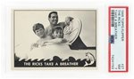 1966 TOPPS FLIPPER TEST CARD #27 "THE RICKS TAKE A BREATHER" PSA 7 NM.