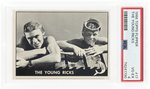 1966 TOPPS FLIPPER TEST CARD #17 "THE YOUNG RICKS" PSA 4 VG-EX.