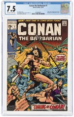 CONAN THE BARBARIAN #1 OCTOBER 1970 CGC 7.5 VF- (FIRST CONAN).