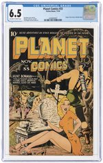 PLANET COMICS #33 NOVEMBER 1944 CGC 6.5 FINE+.