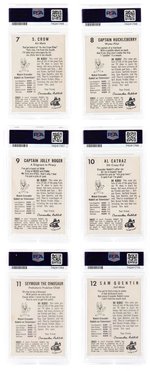 1962 BELL BRAND CRUSADER RABBIT COMPLETE SET PSA GRADED.