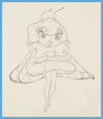 SILLY SYMPHONIES - MOTH AND THE FLAME PRODUCTION DRAWING PAIR.