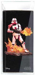 STAR WARS (2021) - INCINERATOR TROOPER PREMIER COLLECTION 1:7 SCALE STATUE AFA UNCIRCULATED 9.25 (PREMIER GUILD).