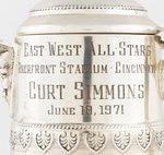 CURT SIMMONS 1971 AWARD PITCHER.