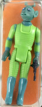 PALITOY STAR WARS (1978) - GREEDO 20 BACK AFA 75+ EX+/NM.