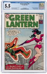 GREEN LANTERN VOL. 2 #16 OCTOBER 1962 CGC 5.5 FINE- (FIRST SILVER AGE STAR SAPPHIRE).