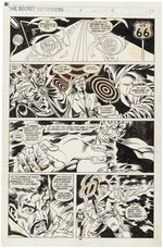 SECRET DEFENDERS #5 ORIGINAL ART PAGE BY ANDRE COATES.