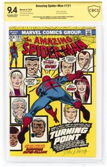 AMAZING SPIDER-MAN #121 JUNE 1973 CBCS VERIFIED SIGNATURE 9.4 NM (DEATH OF GWEN STACY).